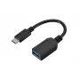 Fujitsu S26391-F6058-L100 USB kabelis USB C USB A Melns