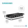HP 65 W USB-C plāns ceļojumu barošanas adapteris, klēpjdatoram, universāls, 90 V, 47 - 63 Hz, 65 W, 20 V