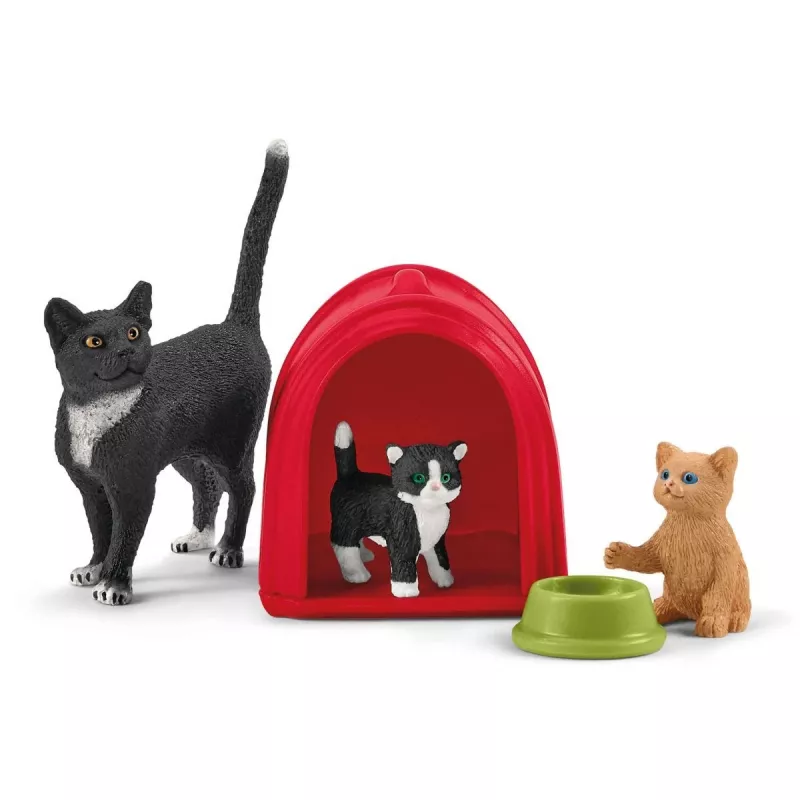 Playset Schleich FARM WORLD Rotaļu laiks mīļiem kaķiem