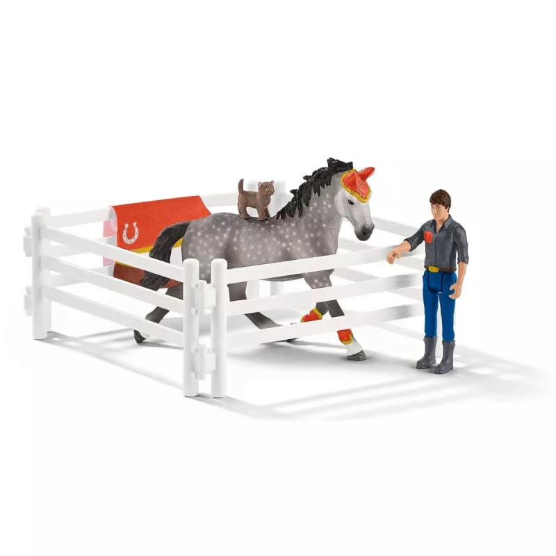 Rotaļlietu komplekts Schleich HORSE CLUB Mia's vaulting riding set