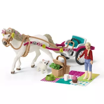 Farm Schleich HORSE CLUB Small carriage for the big horse show