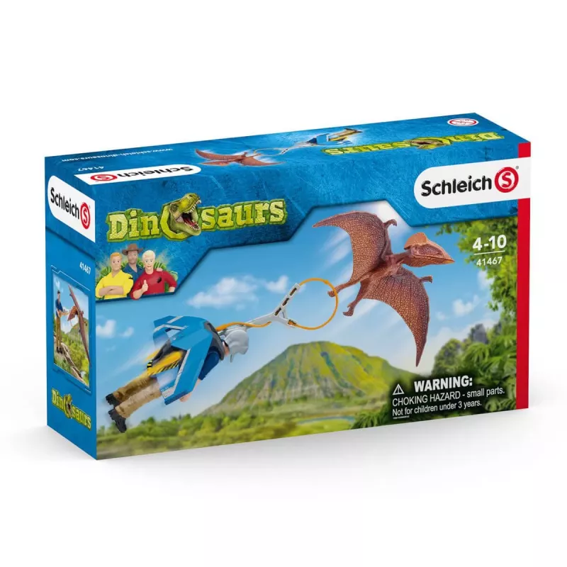Rotaļlietu komplekts Schleich Dinosaurs Jetpack Chase
