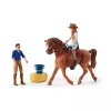 schleich HORSE CLUB Horse Adventures ar Car and Trailer, Action/Adventure, Camping, Horses, 5 yr(s), Multicolour, Plastic