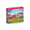 schleich HORSE CLUB Horse Adventures ar Car and Trailer, Action/Adventure, Camping, Horses, 5 yr(s), Multicolour, Plastic