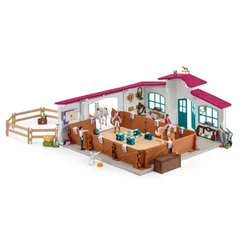 schleich Riding Arena Peppertree, Piedzīvojumu/Action, Jāšanas turnīrs, Zirgi, 5 gadi, Daudzkrāsains, Plastmasa