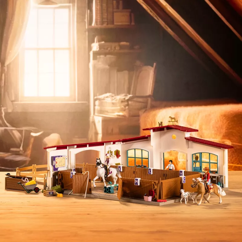 schleich Riding Arena Peppertree, Piedzīvojumu/Action, Jāšanas turnīrs, Zirgi, 5 gadi, Daudzkrāsains, Plastmasa