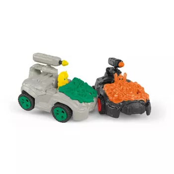 Jungle CrashMobile ar mini radību Schleich 42671 Daudzkrāsains