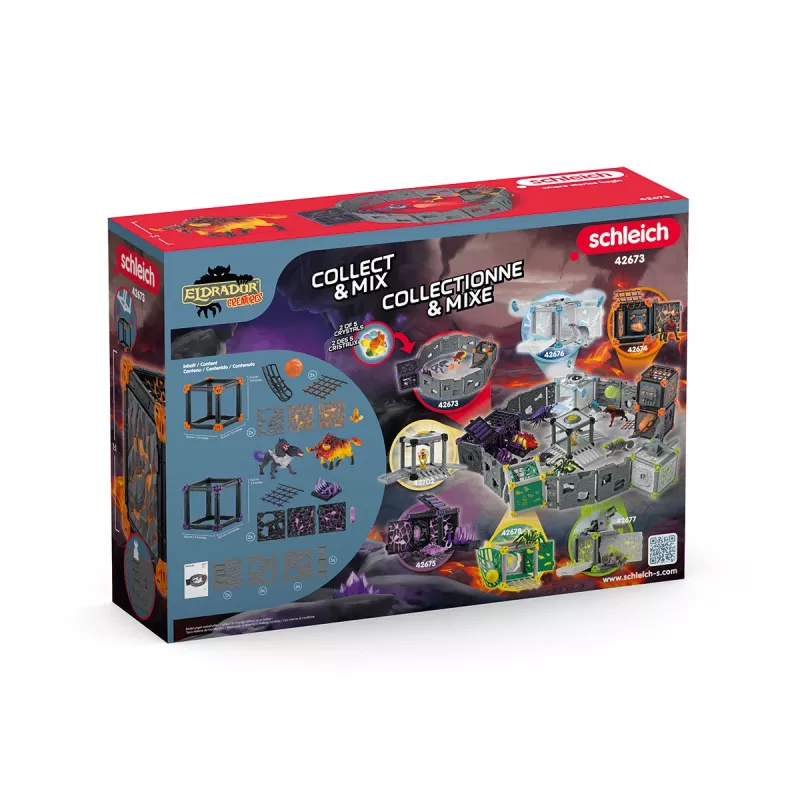 Action/Adventure Schleich BattleCave Arena Lava pret Ēnu Daudzkrāsains