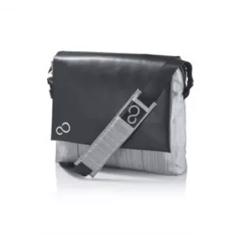 Messenger portatīvā soma FUJITSU S26391-F1194-L171 35,6 cm (14 collu) klēpjdatoriem, poliesters, 1 nodalījums, 570 g, melna/pelēka