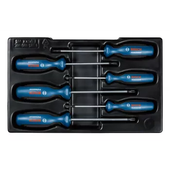 Bosch 6 gab. profesionālo Torx skrūvgriežu komplekts Taisnais skrūvgriezis