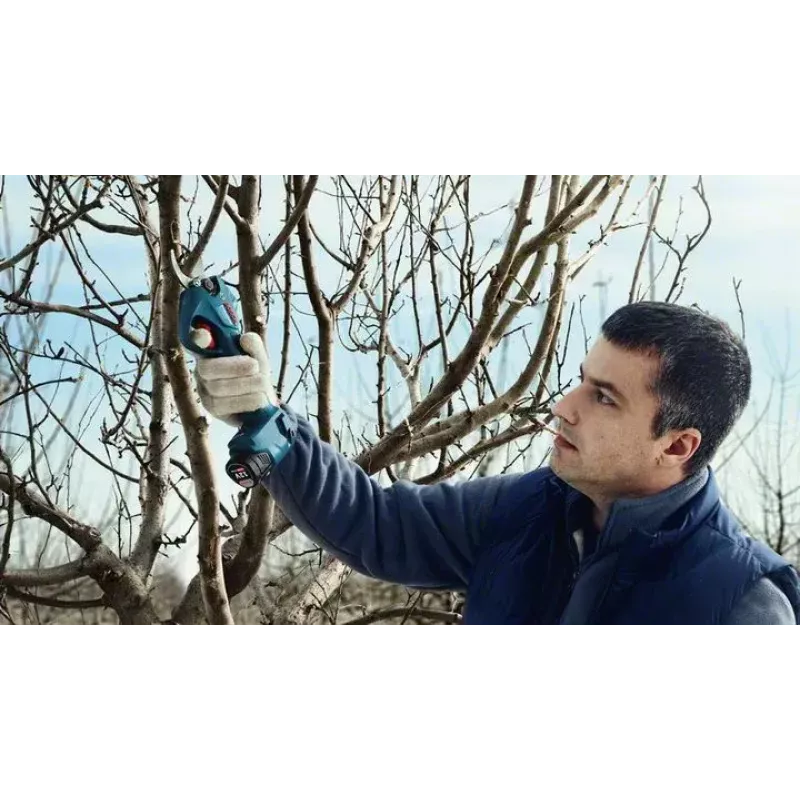Bosch Pro Pruner Professional bezvada zāles šķēres 2,5 cm 12 V litija jonu (Li-Ion) Melna, Zila