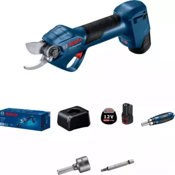 Bosch Pro Pruner Professional bezvada zāles šķēres 2,5 cm 12 V litija jonu (Li-Ion) Melna, Zila