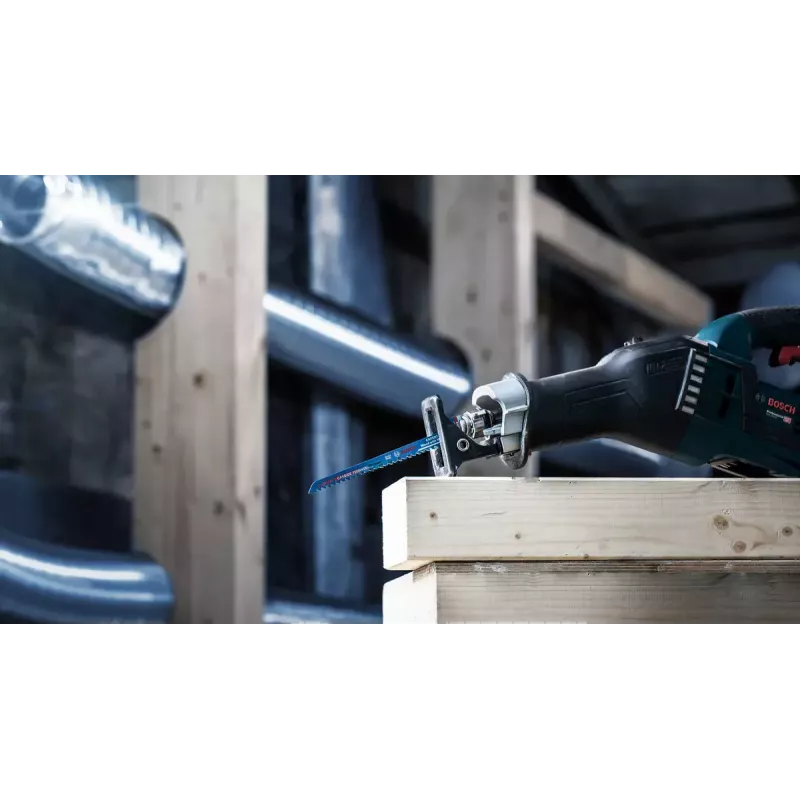 Bosch 2 608 900 384 zāģa asmens finierzāģim/šķērszāģim/virzuļzāģim, virzuļzāģa asmens, augsta oglekļa tērauda (HCS), 1 gab.