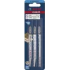 Bosch 2 608 900 559 finierzāģa / šaura zāģa / virzuļzāģa asmens Finierzāģa asmens 3 gab.