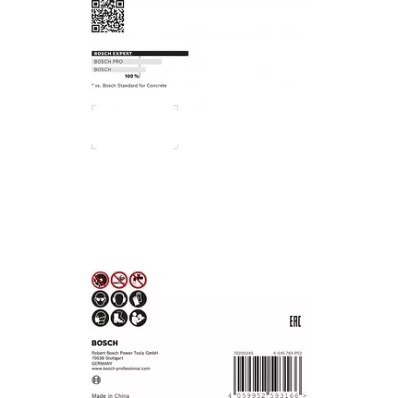 Bosch 2 608 900 651 rotējošā instrumenta slīpēšanas/slīpēšanas piederums betonam