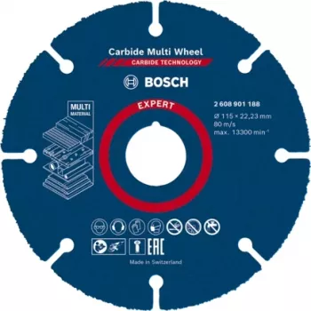 Bosch 2 608 901 188 rotējošā instrumenta slīpēšanas/slīpēšanas piederumi Plastmasa, Koks Griešanas disks