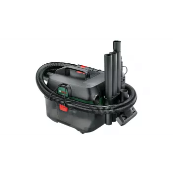 Bosch AdvancedVac 18V-8 8 L cilindra putekļsūcējs sausajai un mitrajai tīrīšanai Putekļu maiss