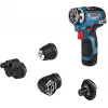 Bosch GSR 12V-35 FC 1750 RPM melna, zila