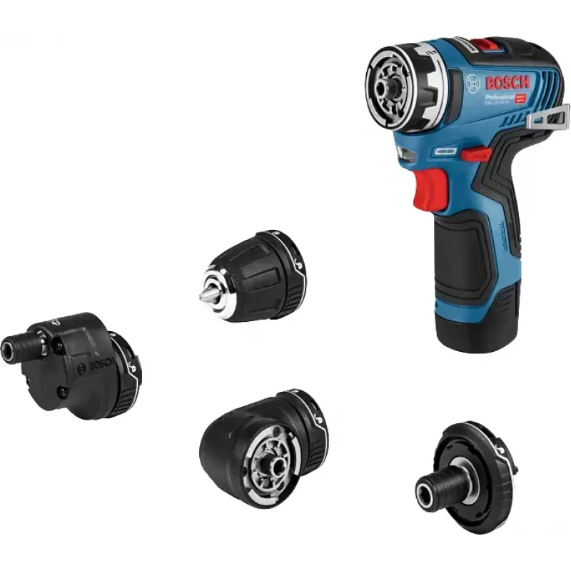 Bosch GSR 12V-35 FC PROFESSIONAL 1750 RPM 590 g melns, zils, sarkans