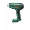 Karstā gaisa pistole Bosch EasyHeat 18V-500 — bezvada, 72 W, 4 Ah akumulators, 350–450 °C, pistoles rokturis, zaļa