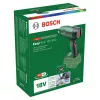 Karstā gaisa pistole Bosch EasyHeat 18V-500 — bezvada, 72 W, 4 Ah akumulators, 350–450 °C, pistoles rokturis, zaļa
