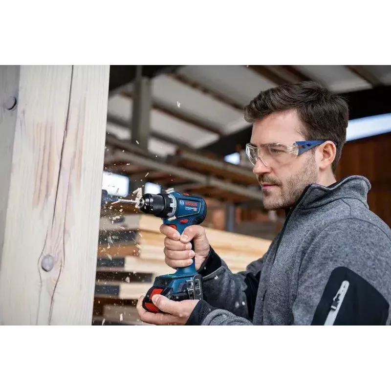 Bosch GSR 18V-90 C 2100 RPM 1.1 kg Melns, Zils