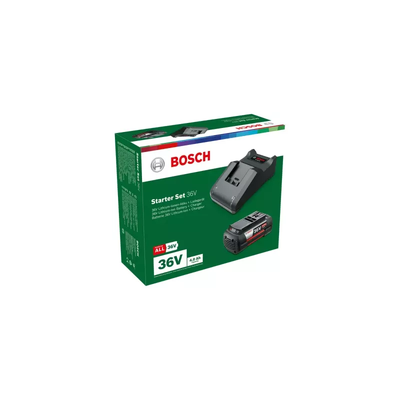 Baterijas un lādētāja komplekts Bosch GBA 36V 4.0Ah + AL 36V-20, Li‑Ion, 36 V 4.0 Ah
