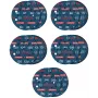 Slīpēšanas disku komplekts Bosch EXP O780 150 mm, 55 gabali