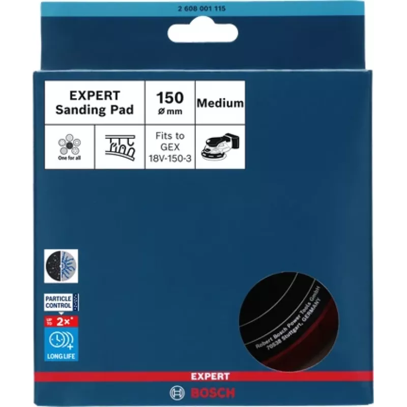 Bosch 2 608 001 115 slīpmašīnas piederums 1 gab. Slīpēšanas disks