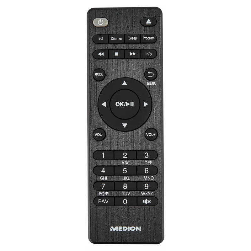 MEDION LIFE P85003 mājas audio mikrosistēma 30 W Melns, Sudraba