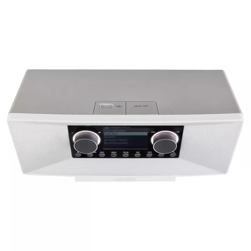 MEDION LIFE P85333 interneta radio analogs un digitāls balts