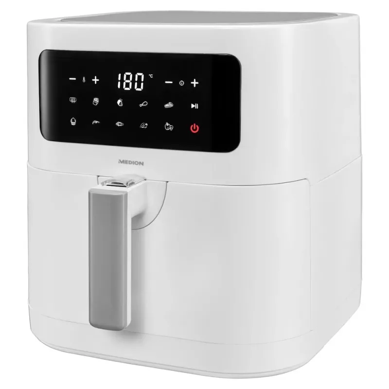 MEDION LIFE E40 XL viens 5,2 L brīvstāvošs karstā gaisa fritieris balts