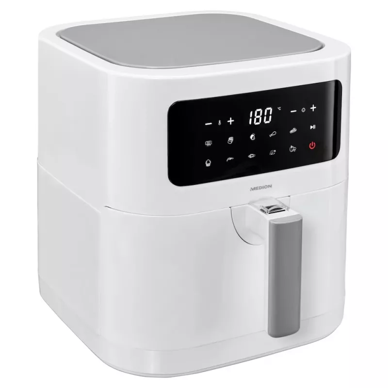 MEDION LIFE E40 XL viens 5,2 L brīvstāvošs karstā gaisa fritieris balts