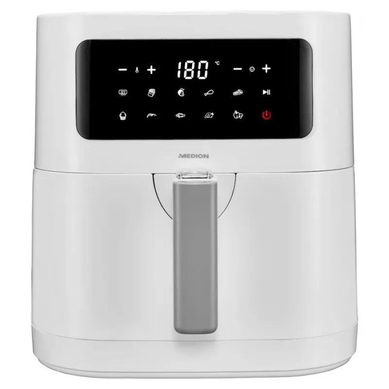 MEDION LIFE E40 XL viens 5,2 L brīvstāvošs karstā gaisa fritieris balts