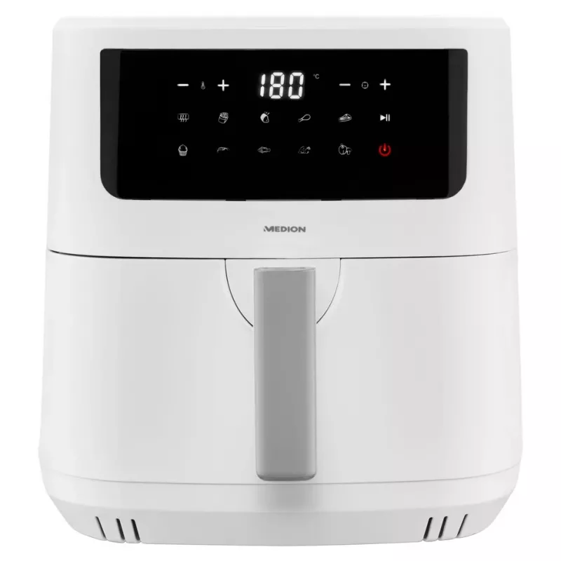 MEDION LIFE P10 XL Single 6.8 L 2150 W Karstā gaisa cepšanas krāsns Balts