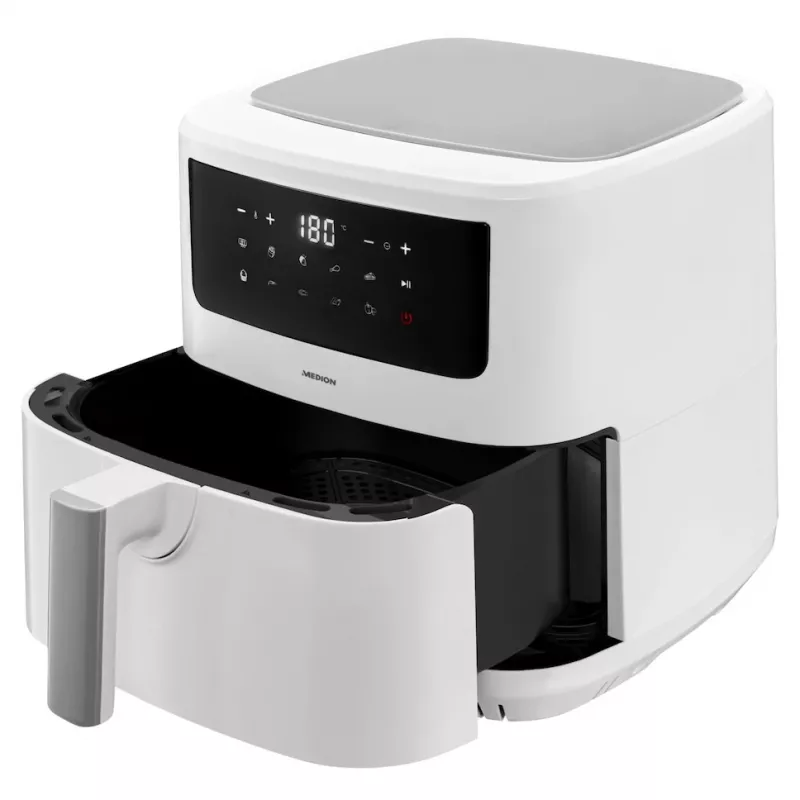 MEDION LIFE P10 XL Single 6.8 L 2150 W Karstā gaisa cepšanas krāsns Balts