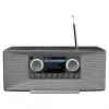 Interneta radio MEDION LIFE P85333 — DAB+ / FM, 12 W RMS, 2,8 collu TFT, Wi‑Fi 802.11a/b/g, 3,5 mm ligzda, pelēks