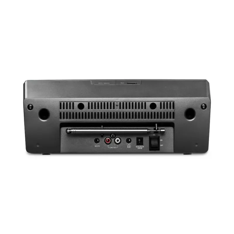 Interneta radio MEDION LIFE P85333 — DAB+ / FM, 12 W RMS, 2,8 collu TFT, Wi‑Fi 802.11a/b/g, 3,5 mm ligzda, pelēks