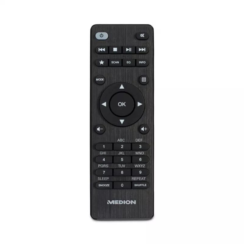 Interneta radio MEDION LIFE P85333 — DAB+ / FM, 12 W RMS, 2,8 collu TFT, Wi‑Fi 802.11a/b/g, 3,5 mm ligzda, pelēks