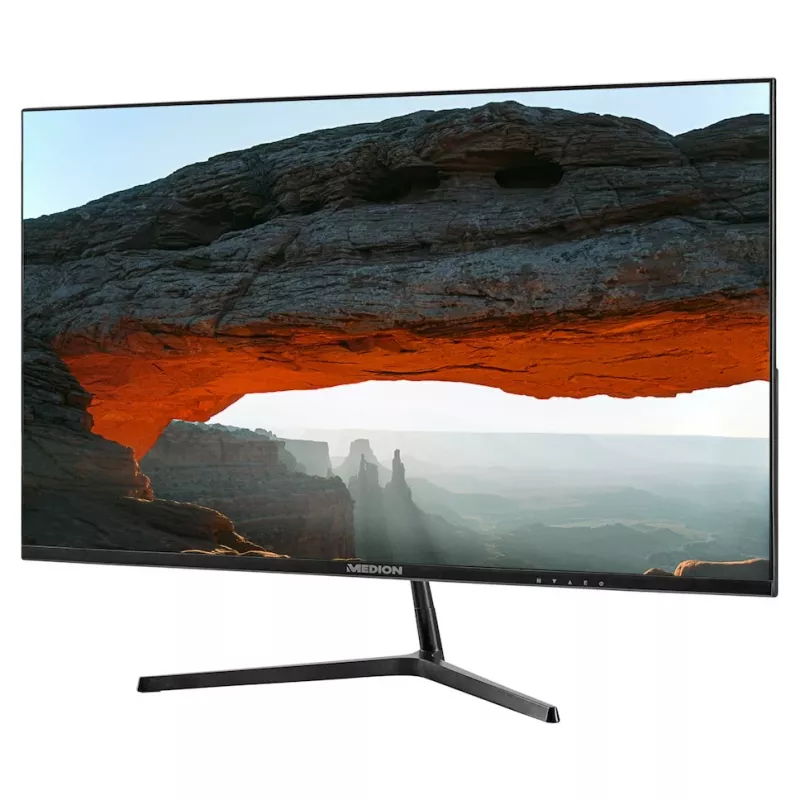 MEDION P52726 datora monitors 68,6 cm (27 collas) 1920 x 1080 pikseļi Full HD LCD melns