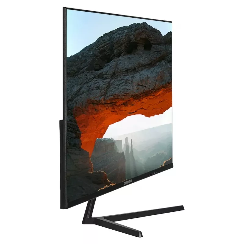 MEDION P52726 datora monitors 68,6 cm (27 collas) 1920 x 1080 pikseļi Full HD LCD melns