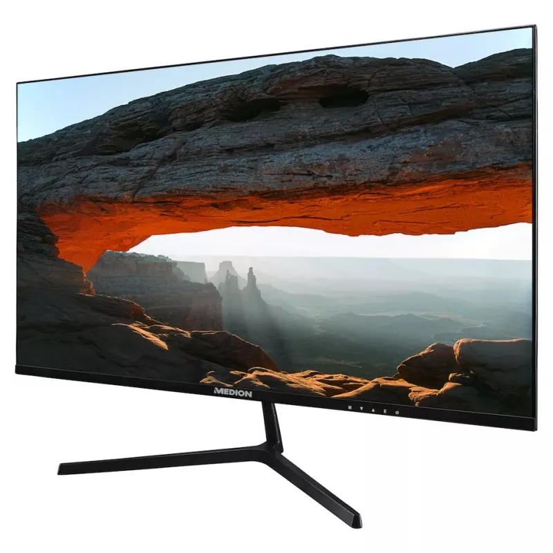 MEDION P52726 datora monitors 68,6 cm (27 collas) 1920 x 1080 pikseļi Full HD LCD melns