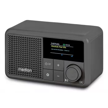 MEDION LIFE S66822 Pārnēsājams digitālais pelēks radio