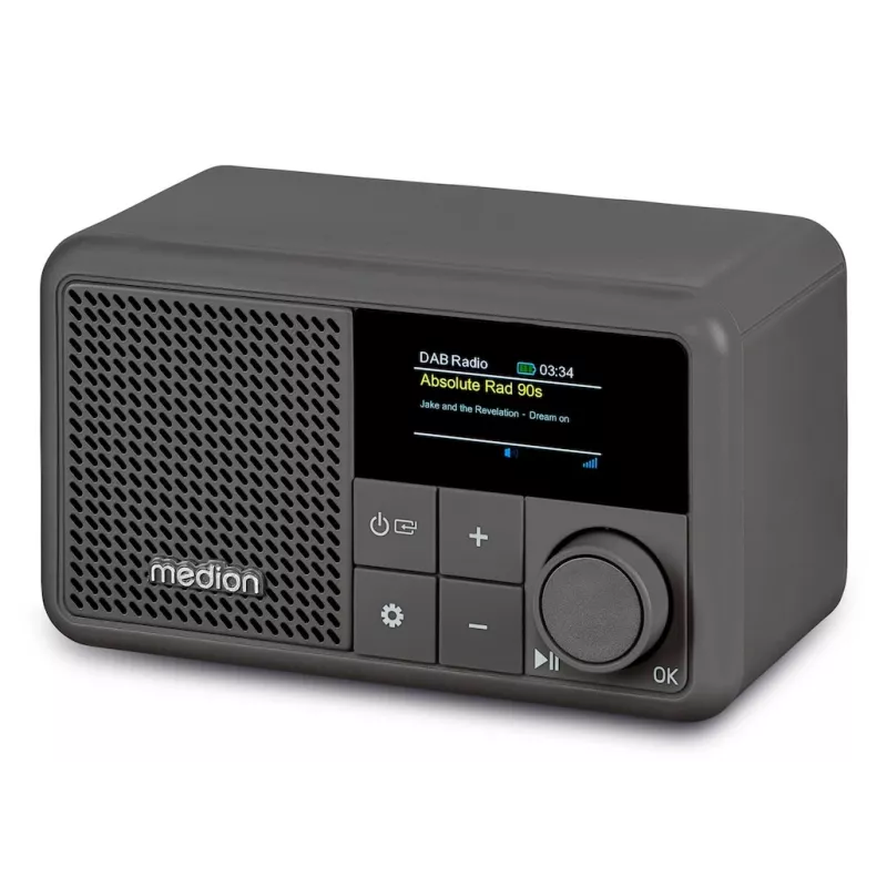 MEDION LIFE S66822 Pārnēsājams digitālais pelēks radio