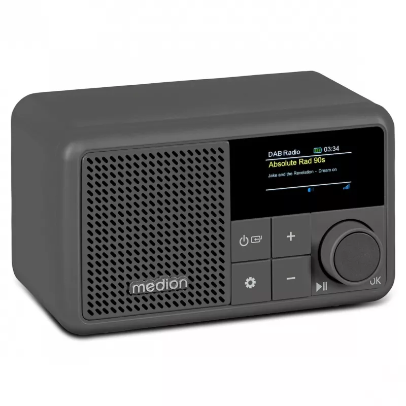 MEDION LIFE S66822 Pārnēsājams digitālais pelēks radio