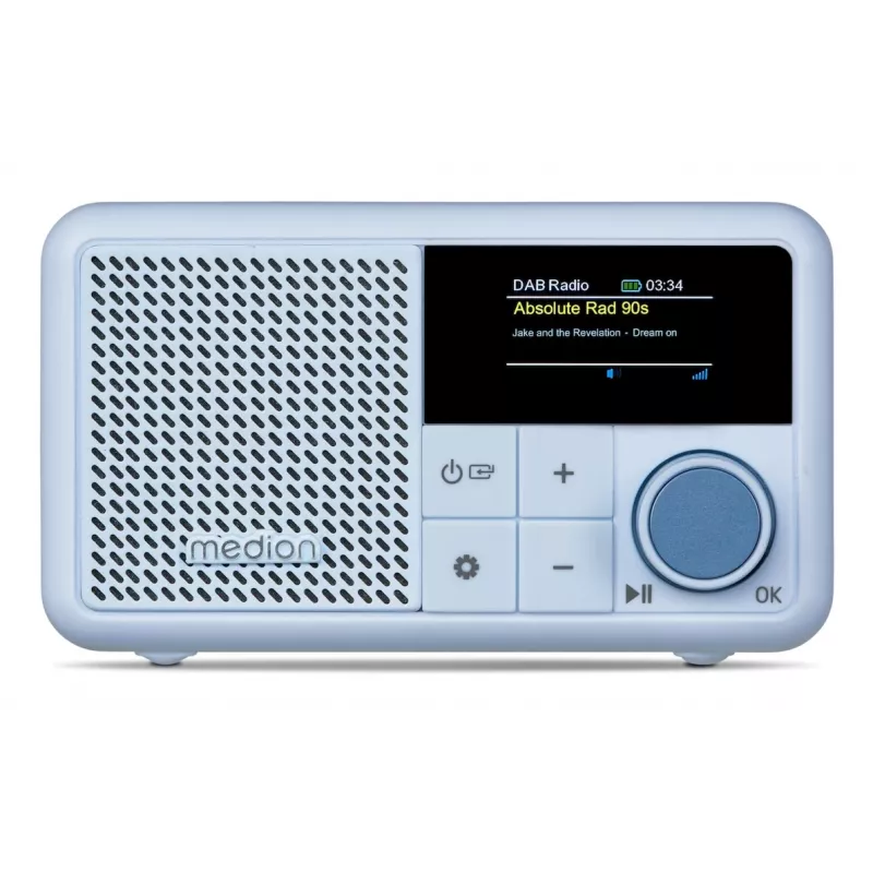 MEDION LIFE S66822 Pārnēsājams portatīvais digitālais Aqua krāsas radio