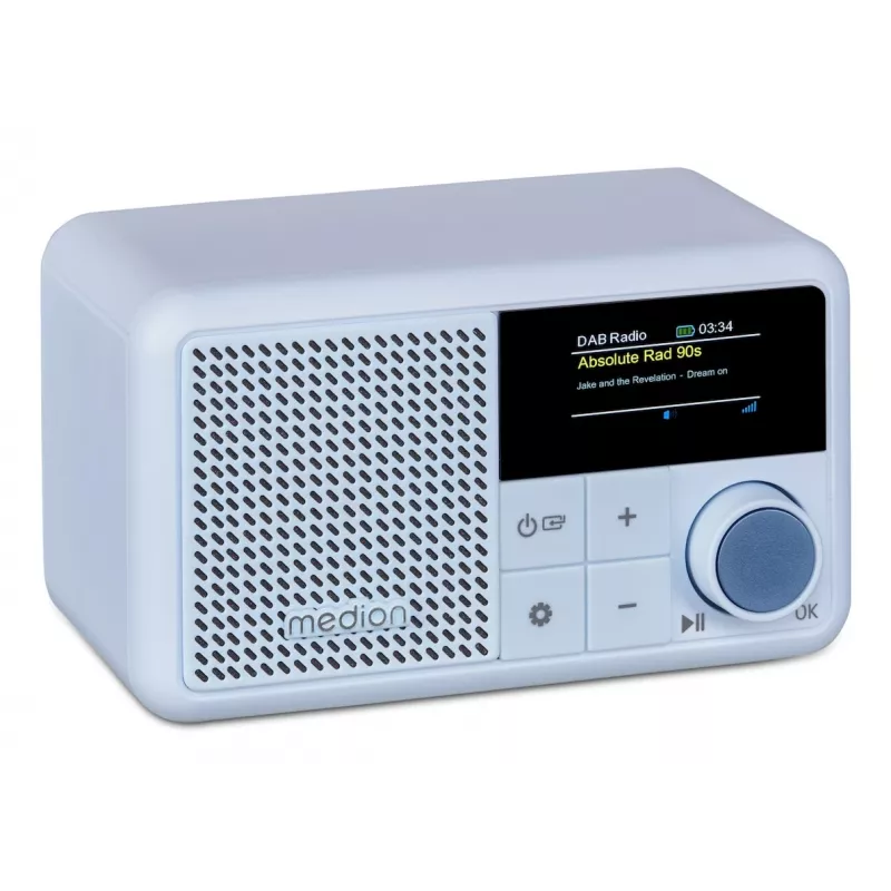 MEDION LIFE S66822 Pārnēsājams portatīvais digitālais Aqua krāsas radio