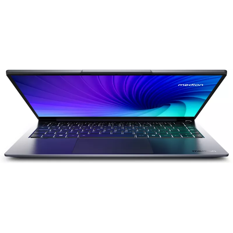 MEDION SPRCHRGD 14 S1 Elite MD62637 Snapdragon X1E-78-100 portatīvais dators 35.6 cm (14 collas) WQXGA+ 16 GB LPDDR5-SDRAM 512 GB SSD Wi-Fi 6E (802.11ax) Windows 11 Home ASV angļu pelēks