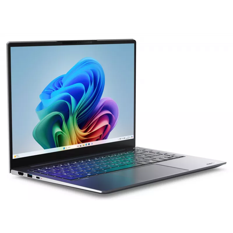 MEDION SPRCHRGD 14 S1 Elite MD62637 Snapdragon X1E-78-100 portatīvais dators 35.6 cm (14 collas) WQXGA+ 16 GB LPDDR5-SDRAM 512 GB SSD Wi-Fi 6E (802.11ax) Windows 11 Home ASV angļu pelēks
