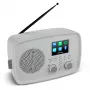 Interneta radio MEDION 50078819 — DAB+/FM, Wi‑Fi (802.11a/b/g), 5 W RMS, 2,4 collu TFT displejs, pelēks, Spotify atbalsts